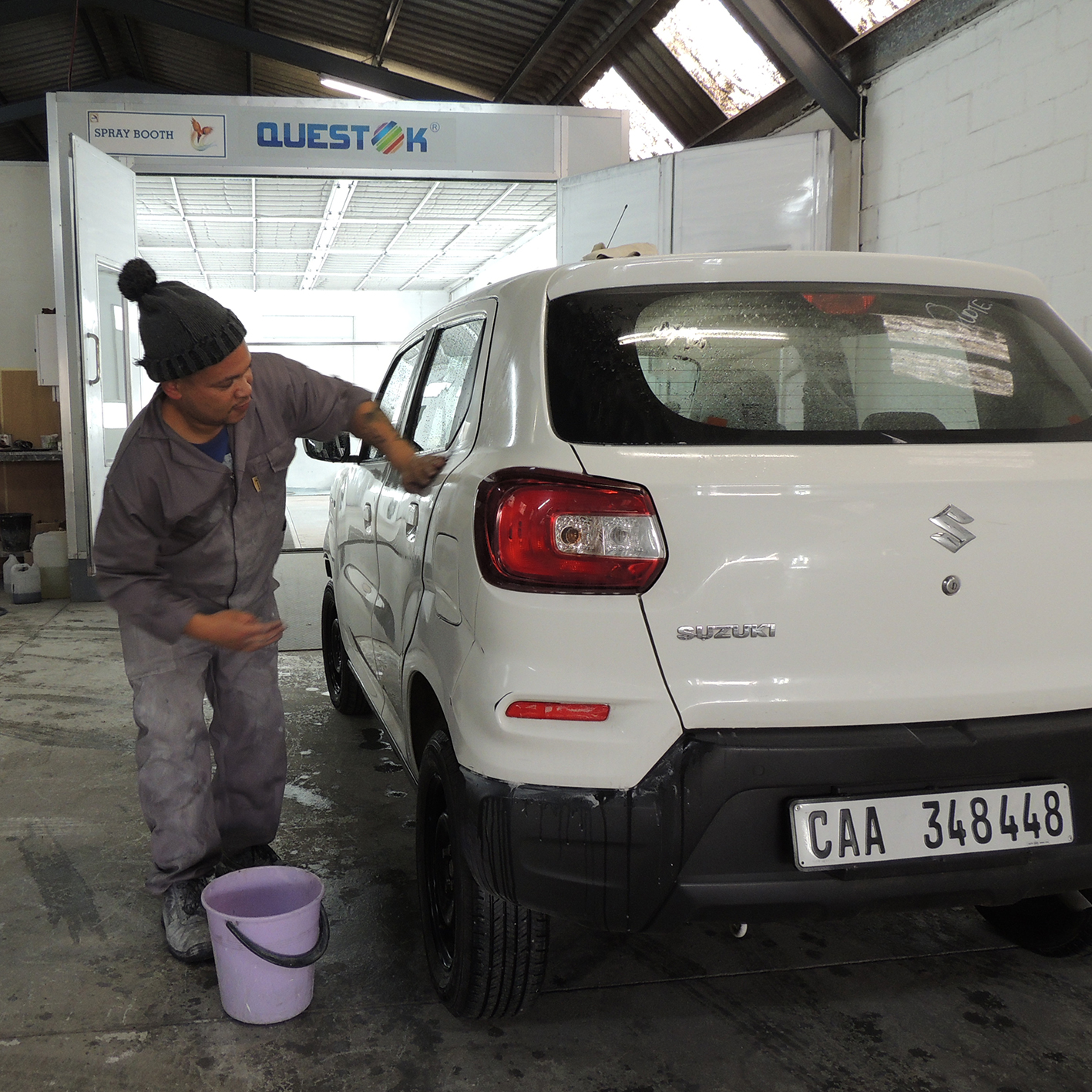 Interior cleaning after